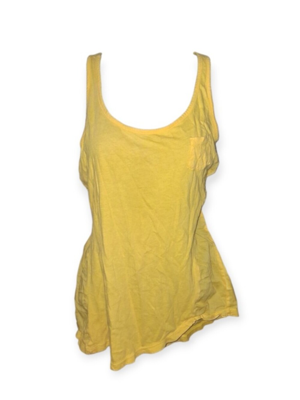 Miley Cyrus & Max Azria Sunny Yellow Scoop Neck Tank